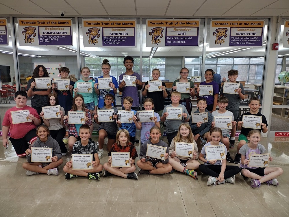 TJHS Students of the Month for August
