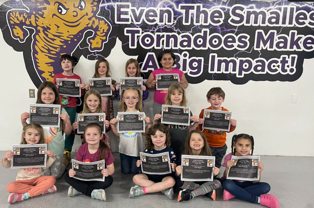 North Elementary School - March Students of the Month