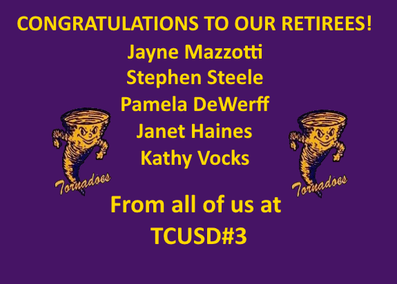 Congratulations retirees!