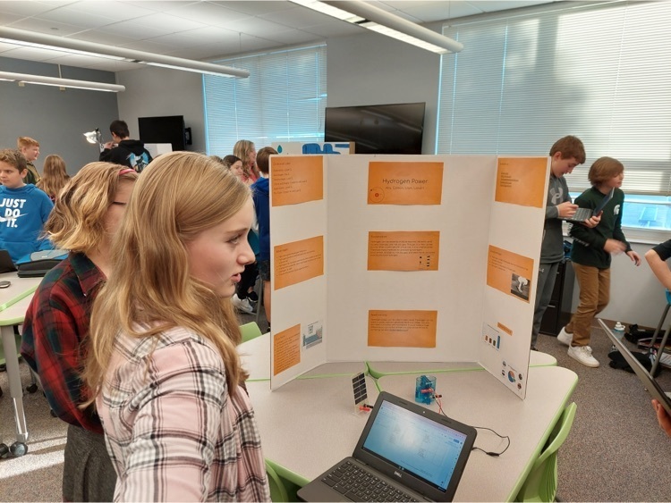 students presented material