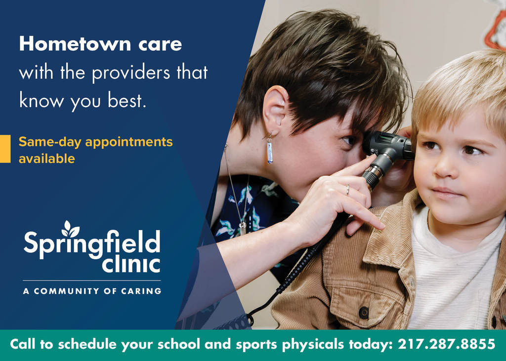 Springfield Clinic offering school and sports physicals