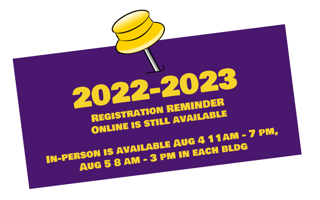 2022-2023 Registration Reminder