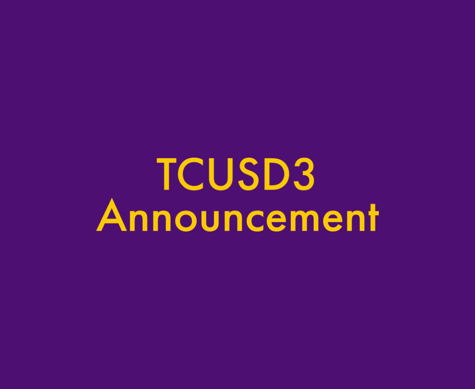 TCUSD3 Announcement