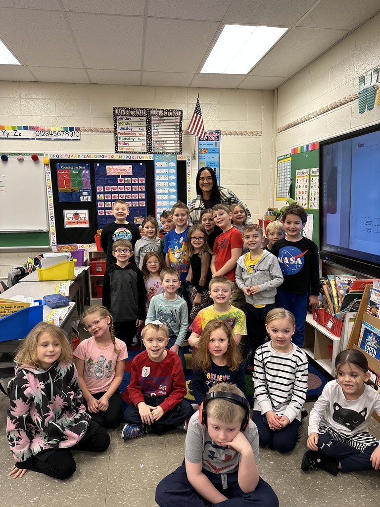 Miss B visited Mrs. Haselhort's class this week