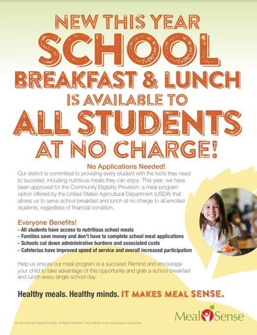 School meals available to all students